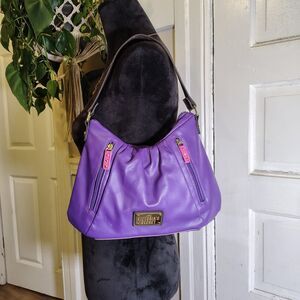 VTG Y2K Victoria's Secret Purple & Pink Stuffed Shoulder Purse